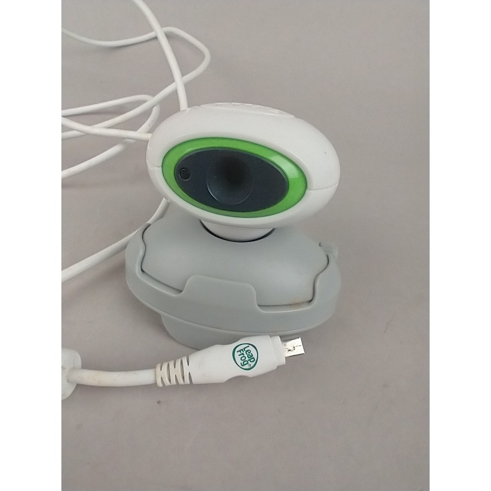 LeapFrog LeapTV Transformation Camera White Green Motion Sensor 965-12682